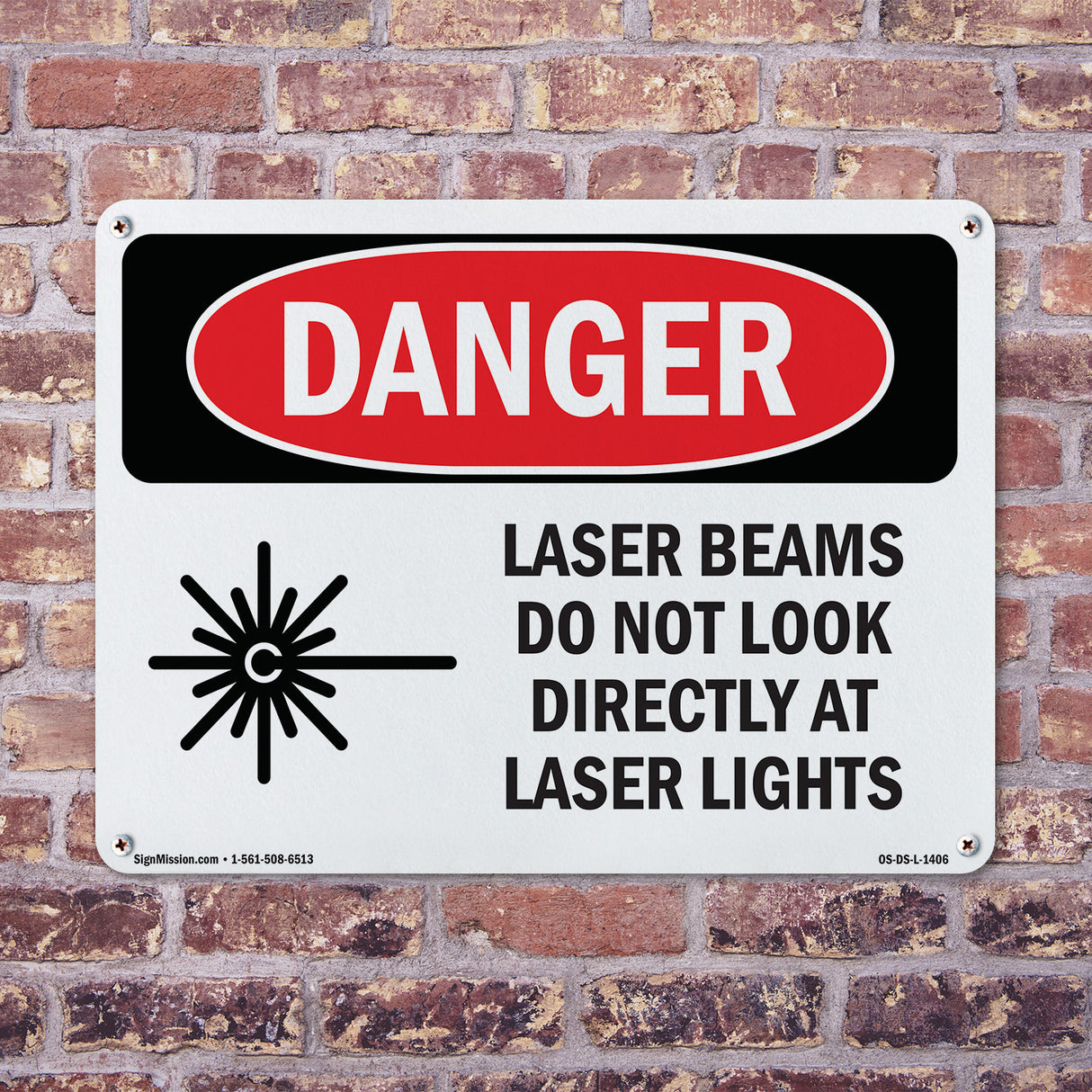 Laser Beams Look Directly Lights