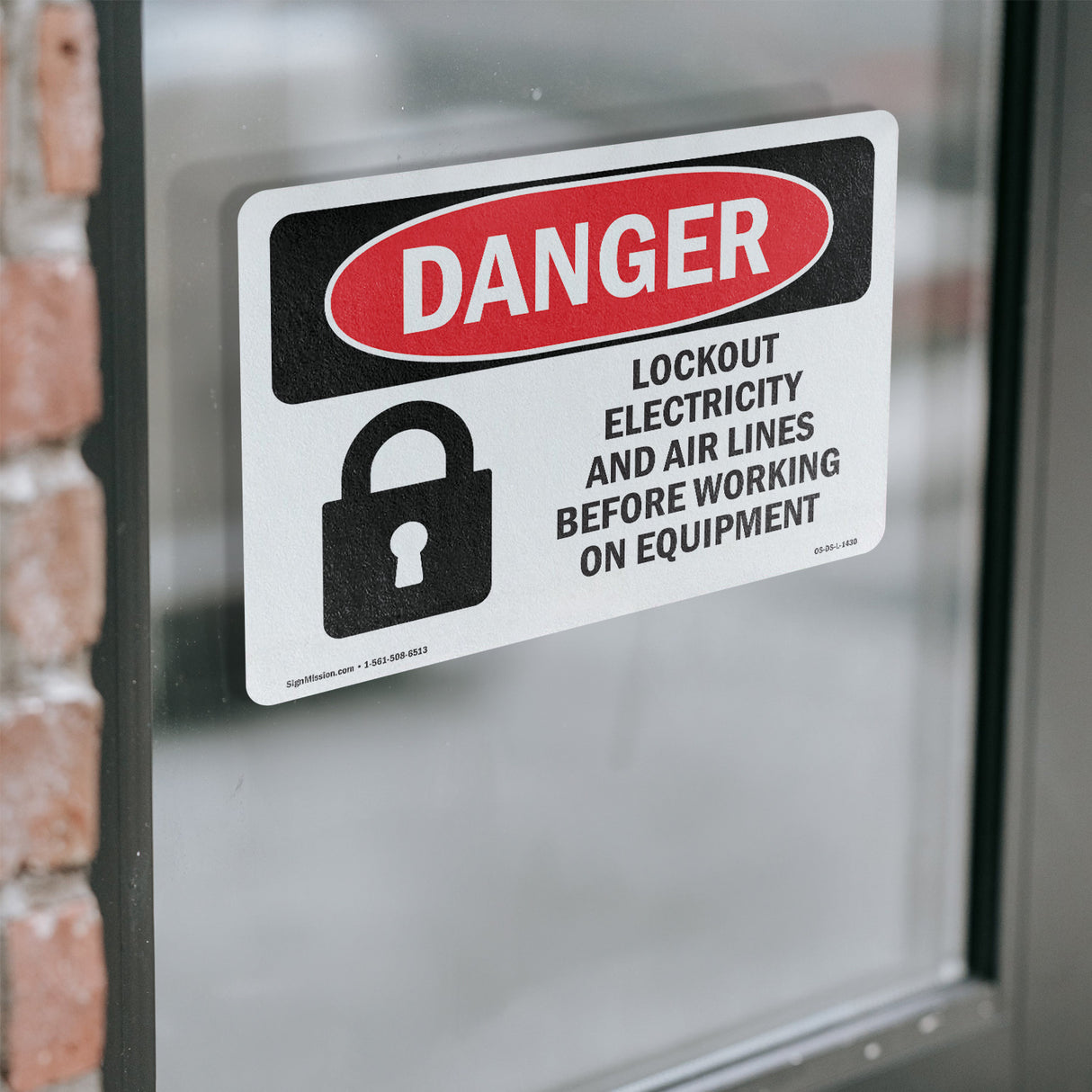 Lockout Electricity Air Lines Before Working