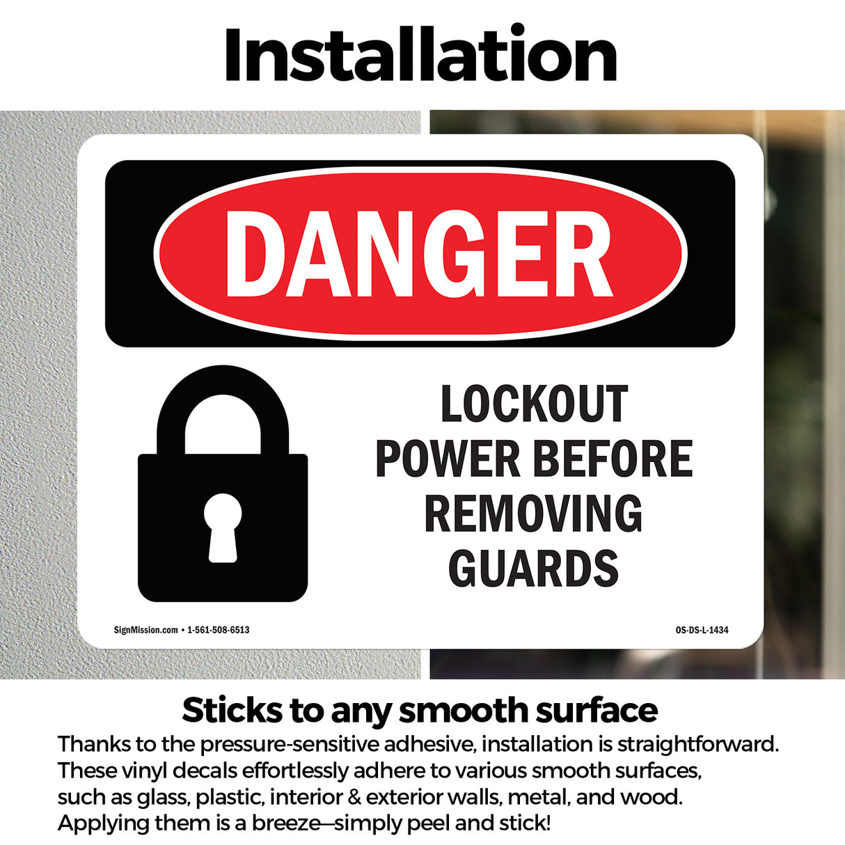 Lockout Power Before Removing Guards