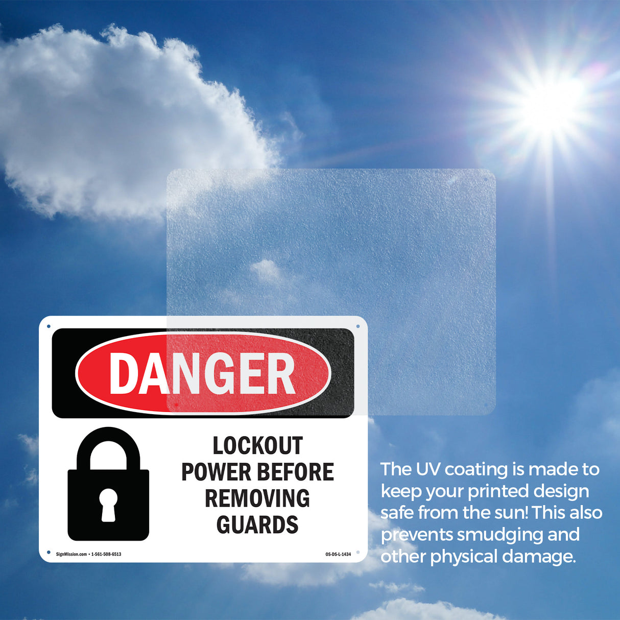 Lockout Power Before Removing Guards