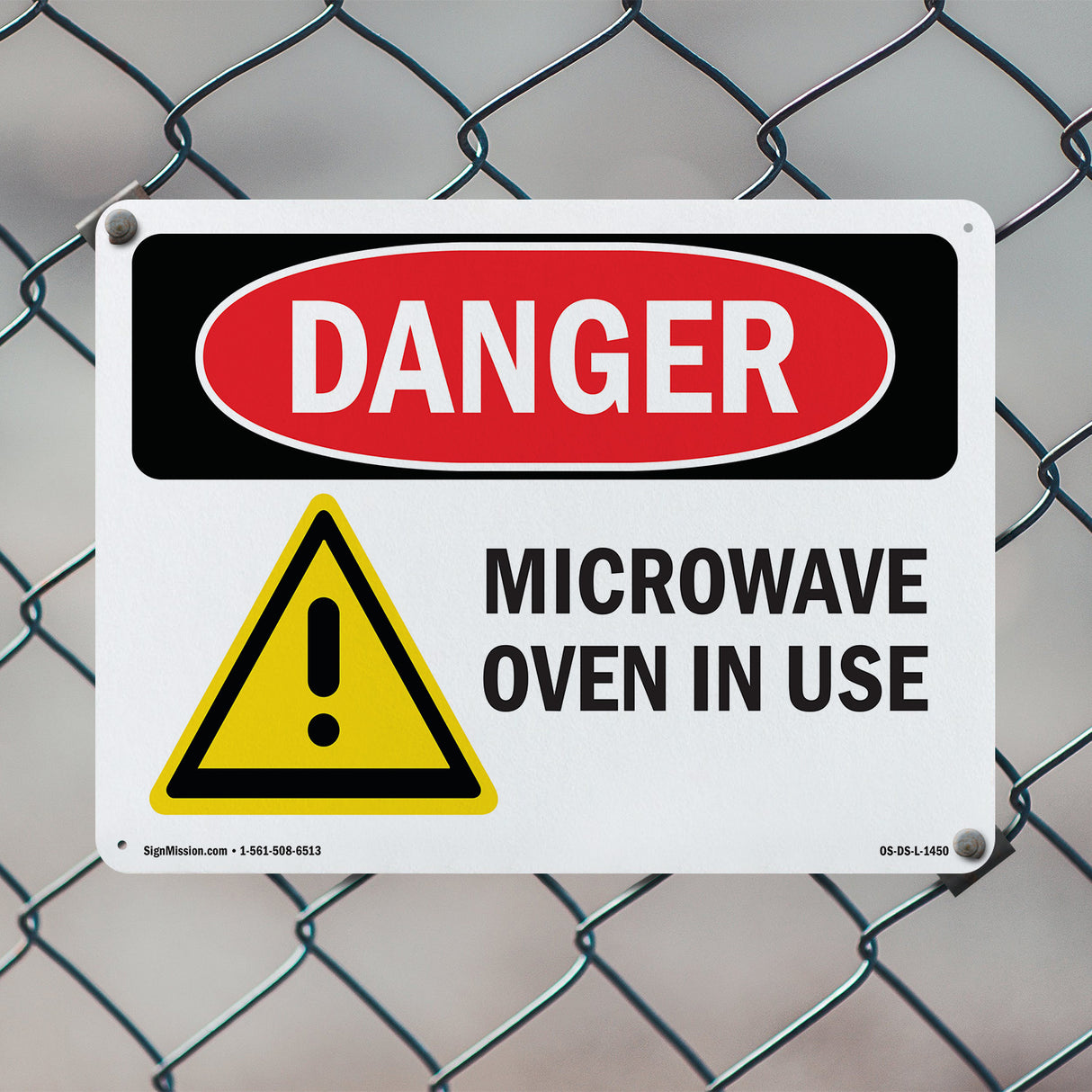 Microwave Oven In Use