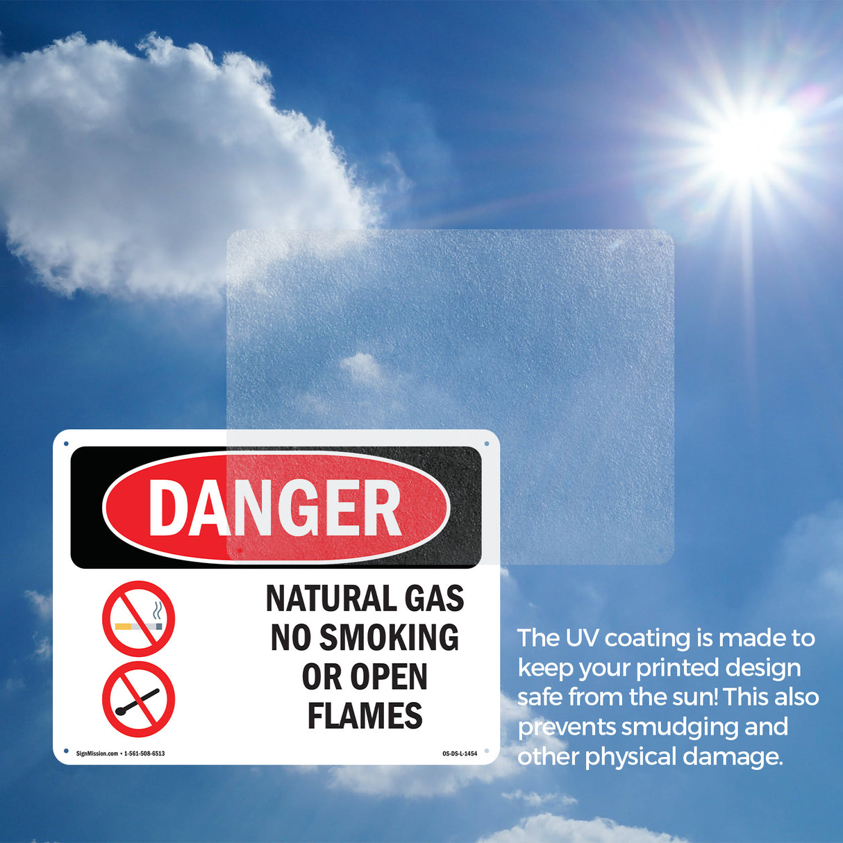 Natural Gas No Smoking Or Open Flames