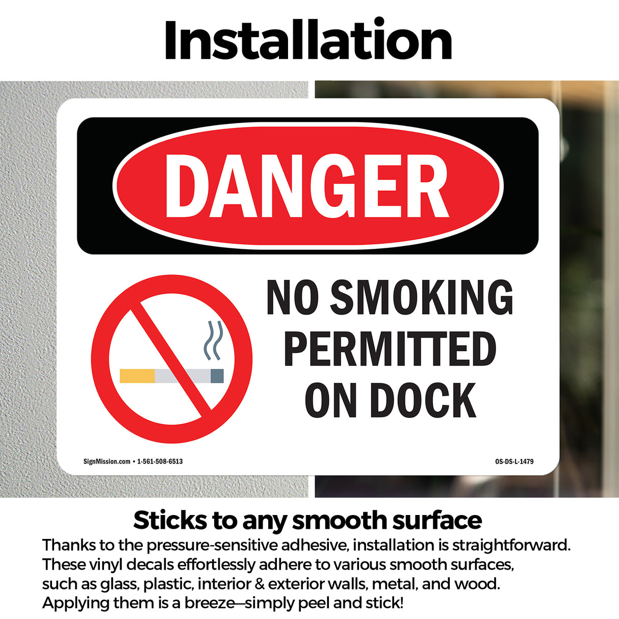 No Smoking Permitted On Dock