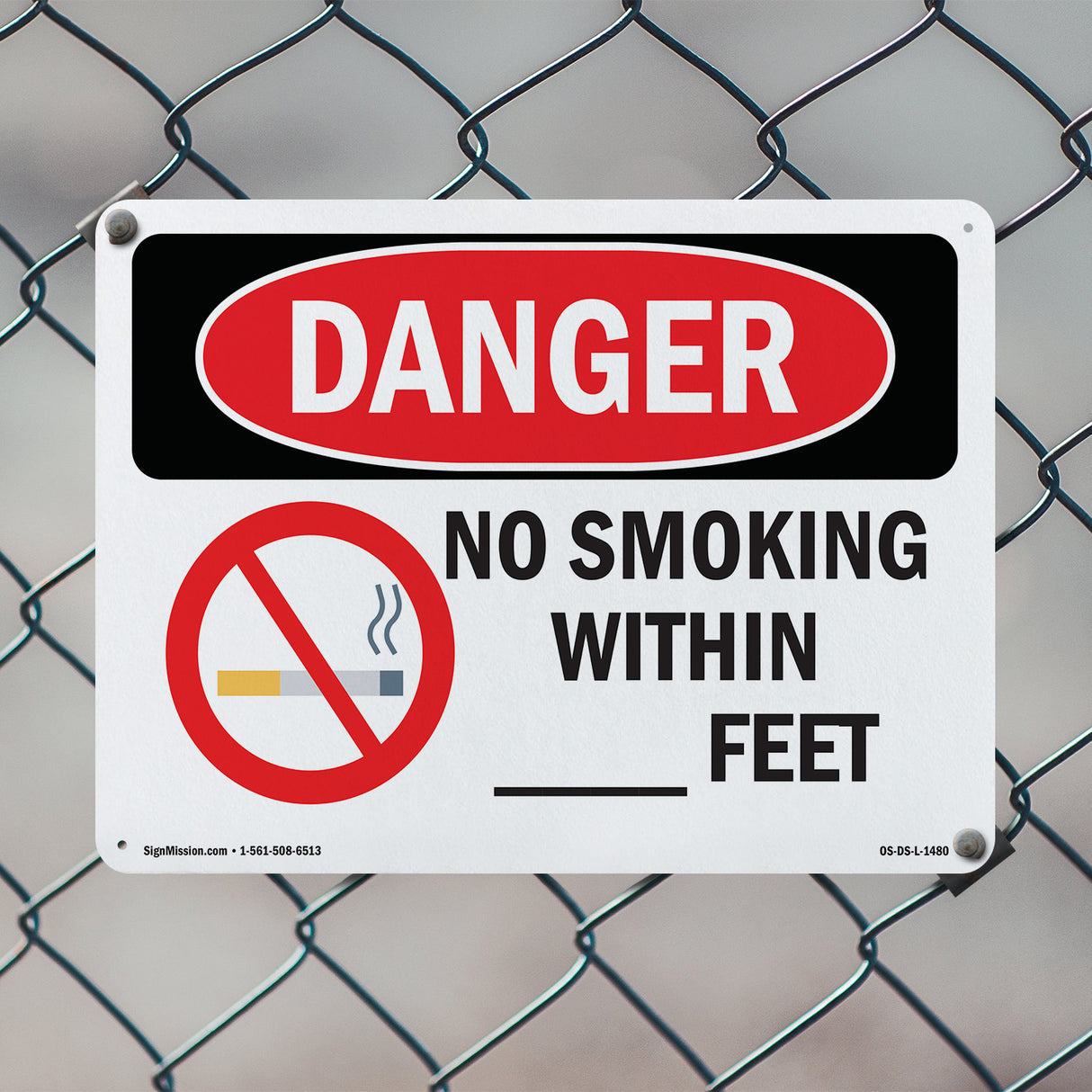 Custom No Smoking Within - Feet