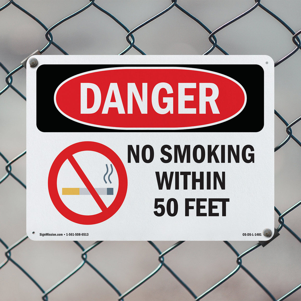 No Smoking Within 50 Feet