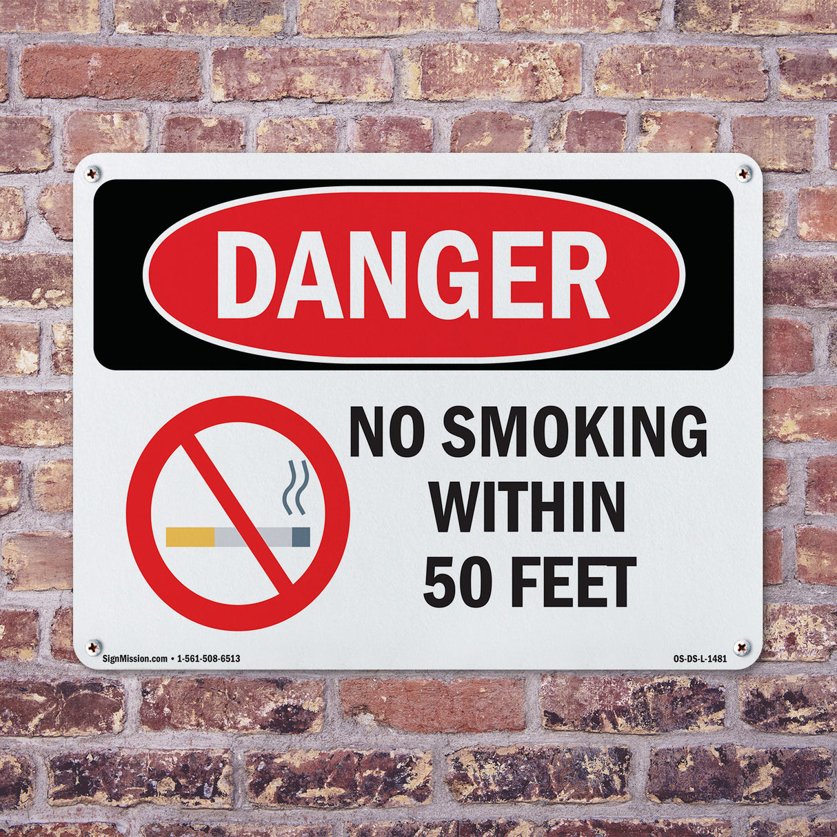 No Smoking Within 50 Feet