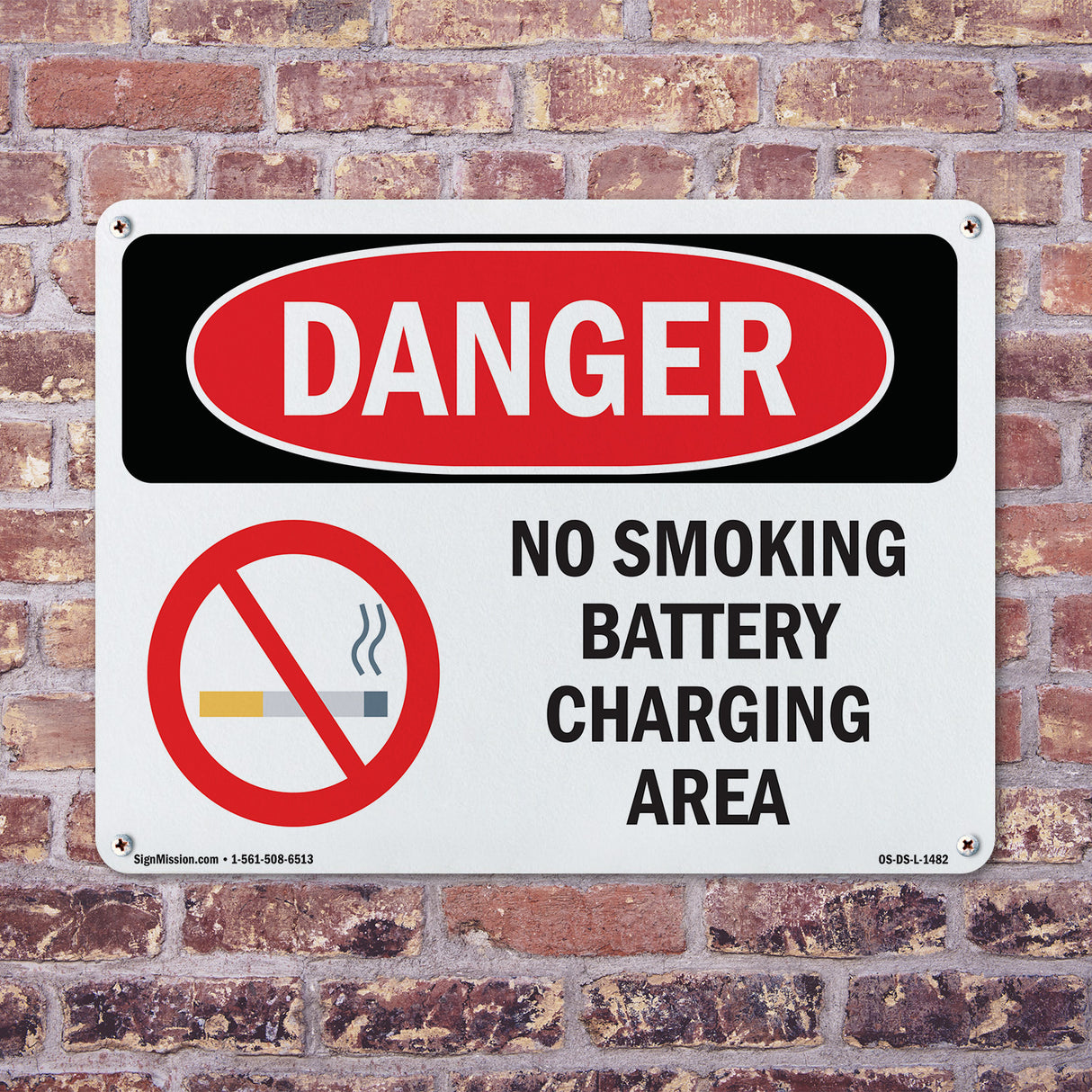 No Smoking Battery Charging Area