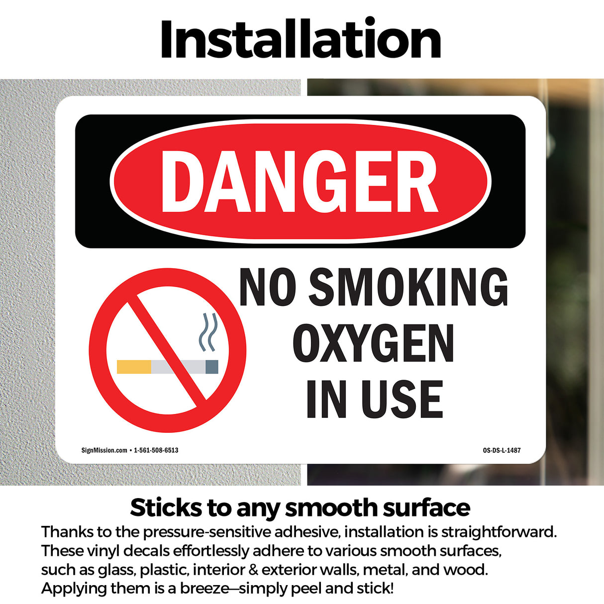 No Smoking Oxygen In Use