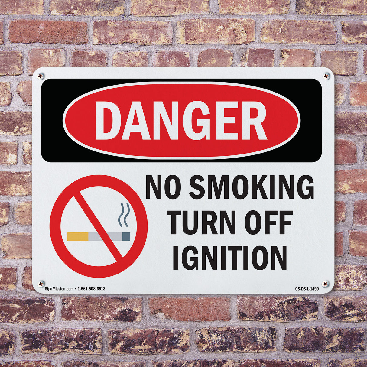 No Smoking Turn Off Ignition