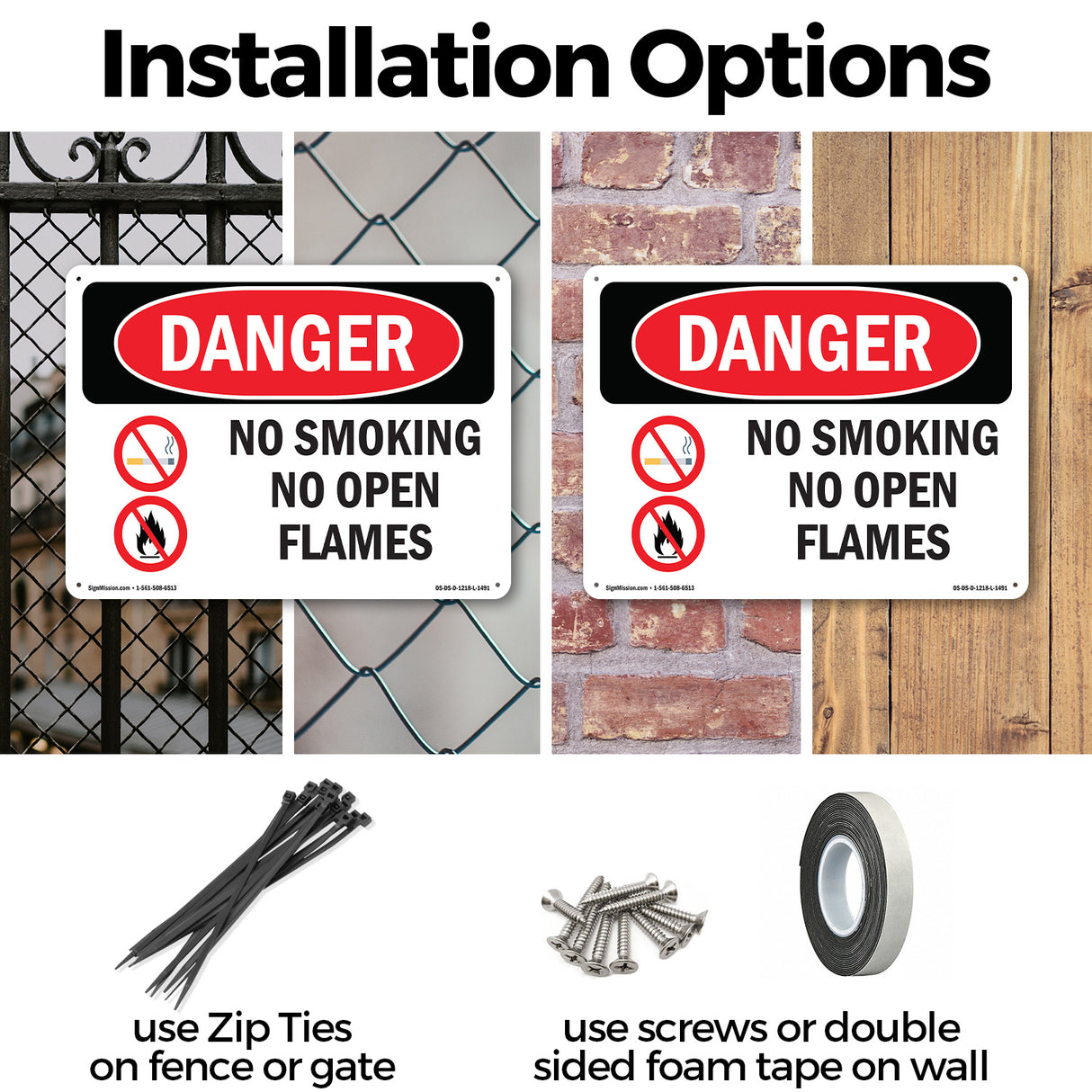 No Smoking No Open Flames