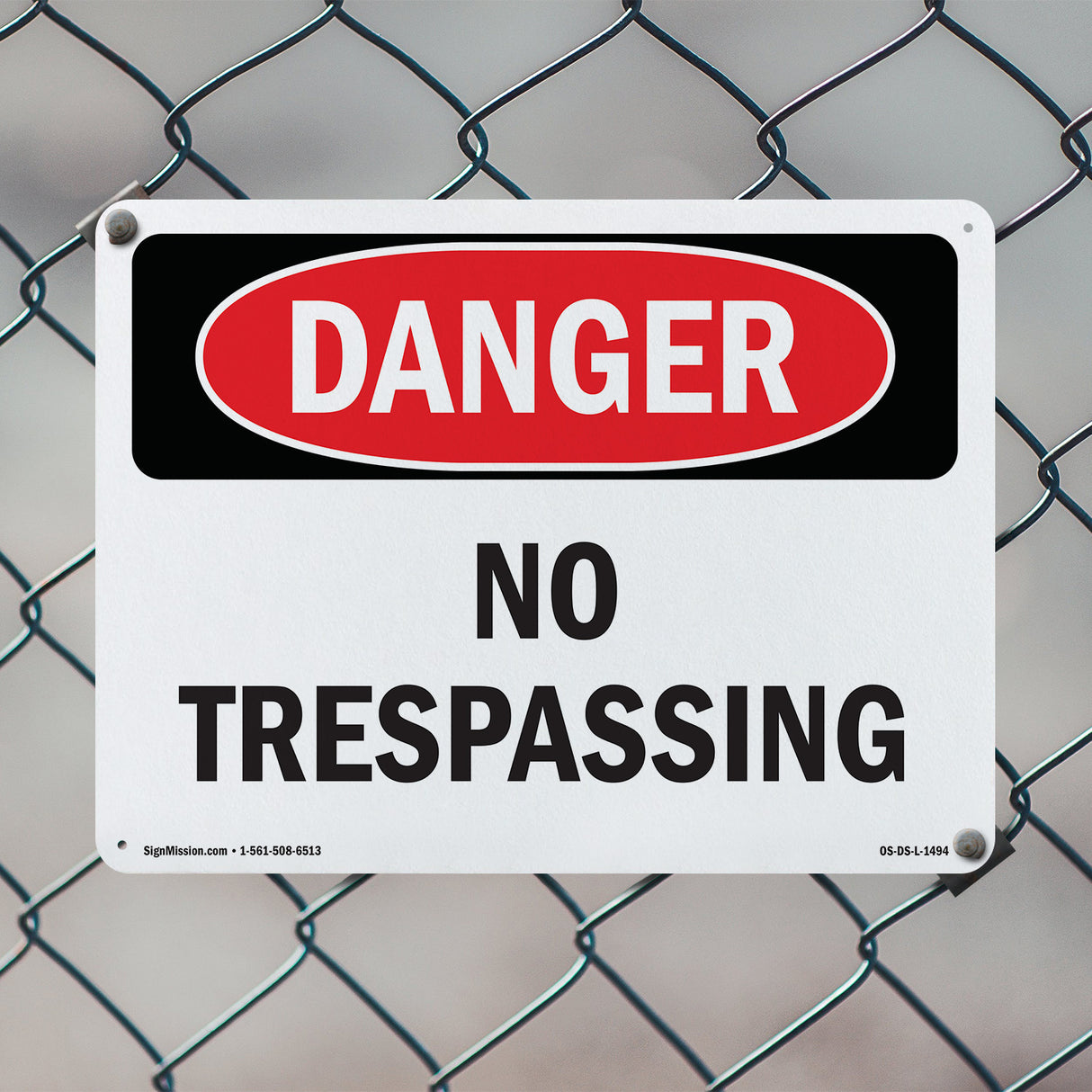 Portrait No Trespassing