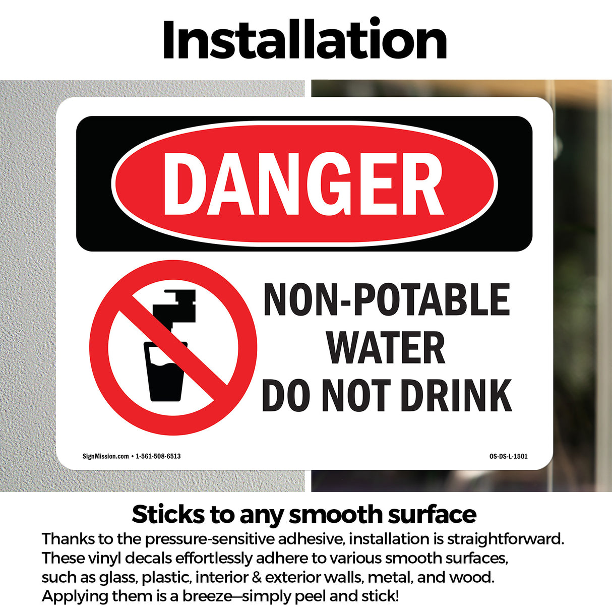 Non-Potable Water Do Not Drink