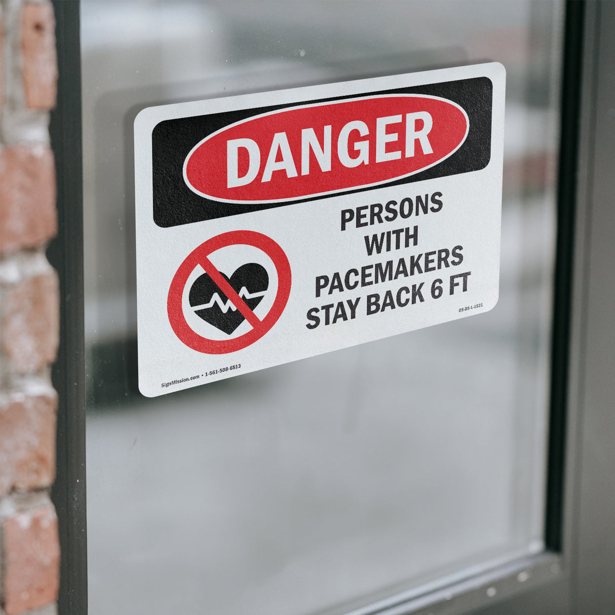 Persons With Pacemakers Stay Back 6 Ft