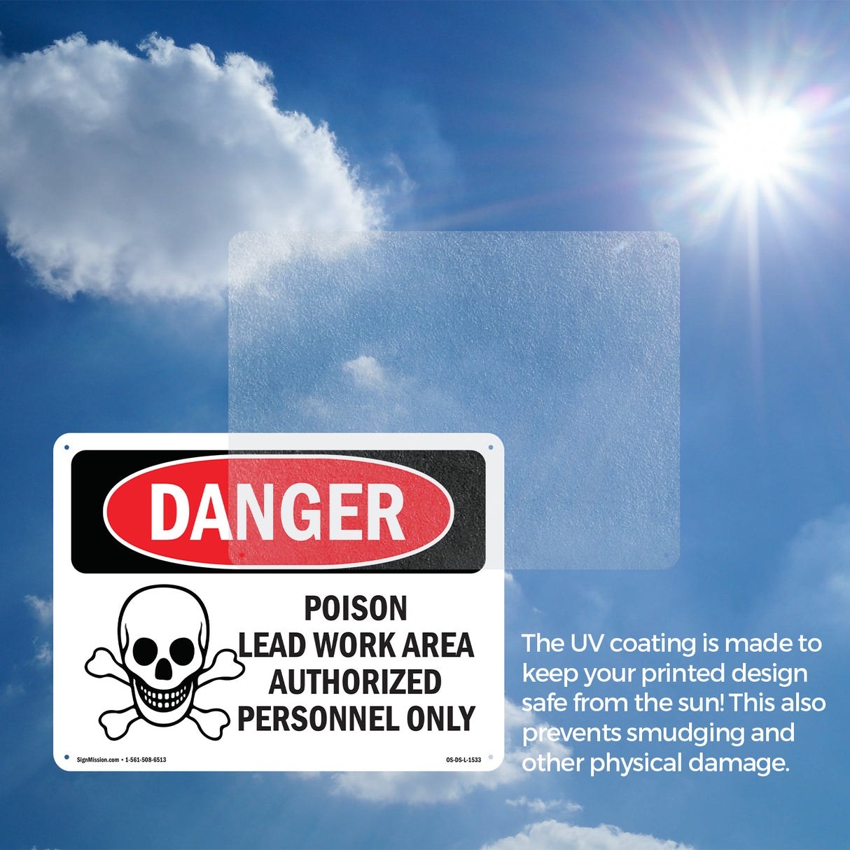 Poison Lead Work Area Authorized Only