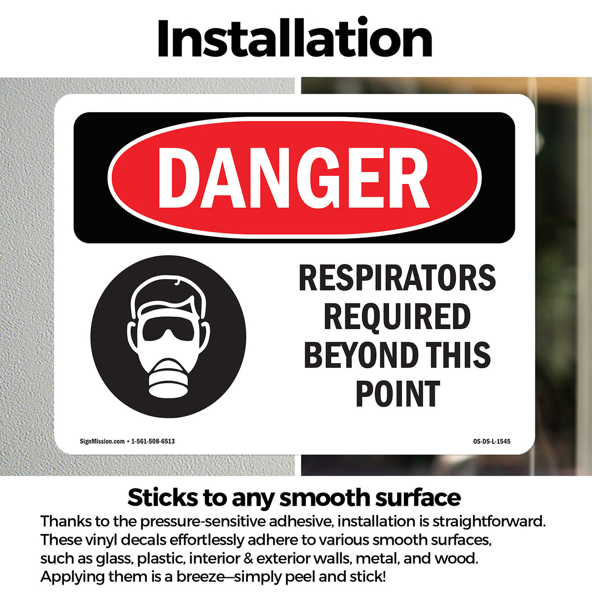 Respirators Required Beyond This Point