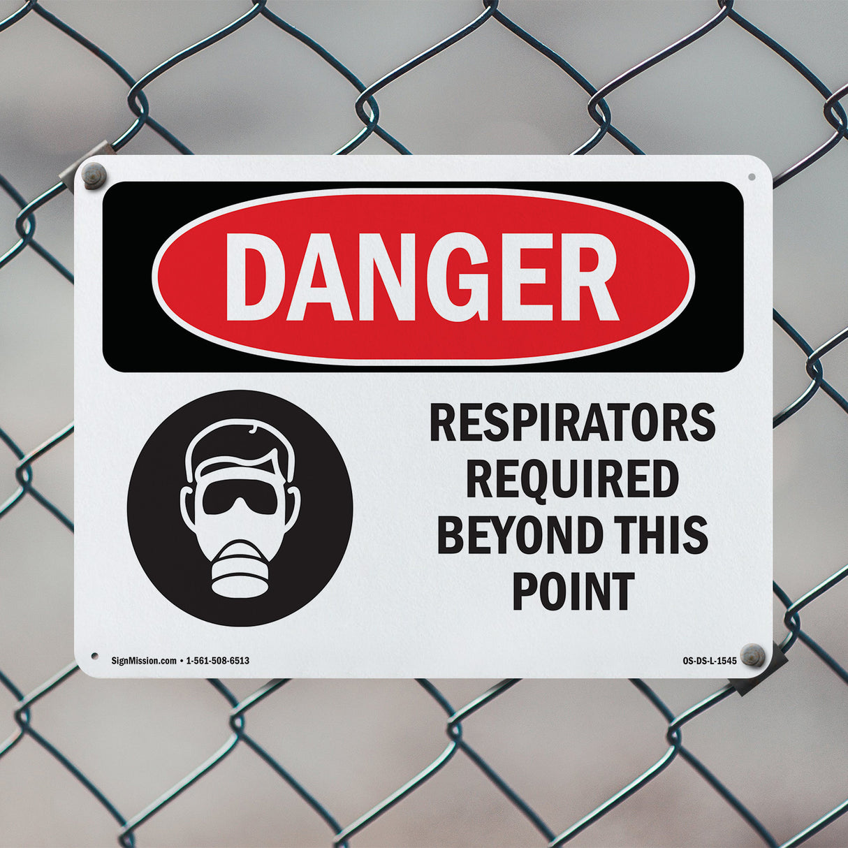 Respirators Required Beyond This Point