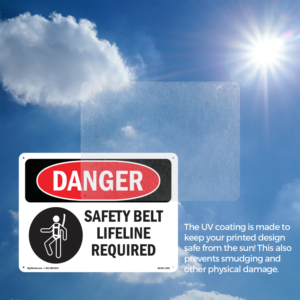 Safety Belt And Lifeline Required Symbol