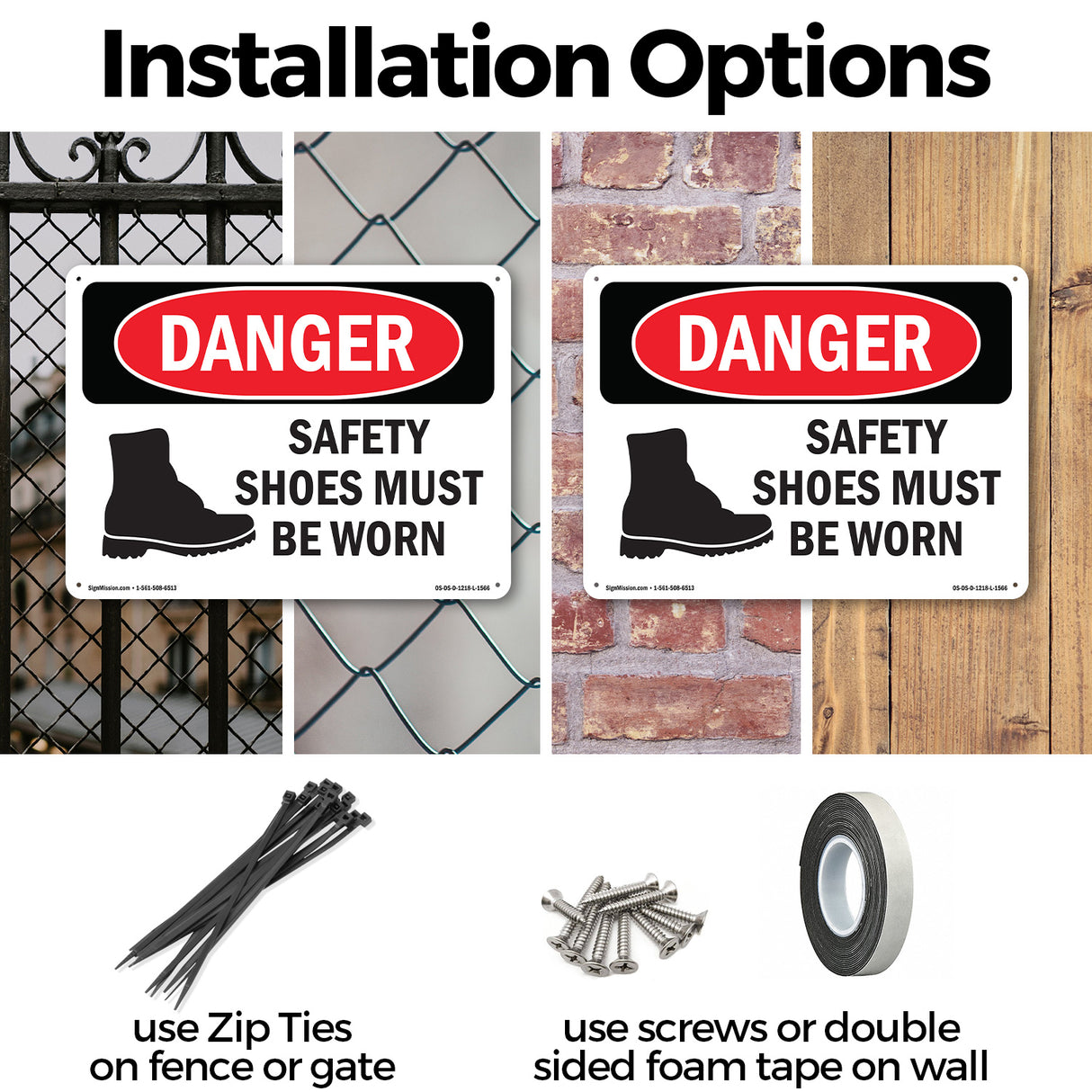 Safety Shoes Must Be Worn