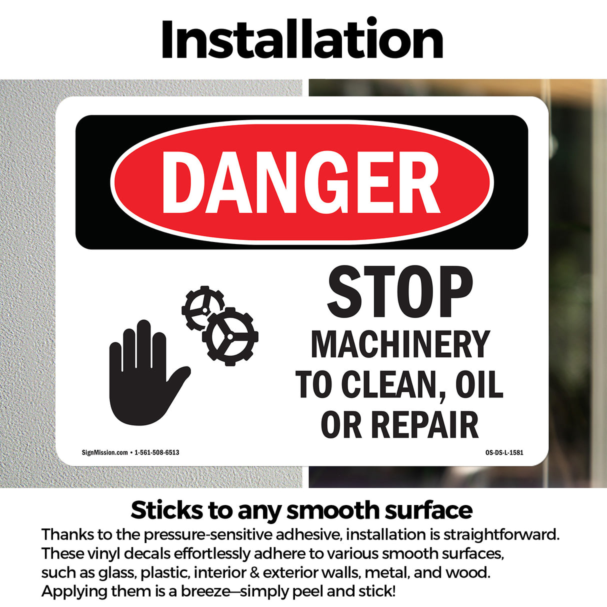 Stop Machinery To Clean Oil Or Repair