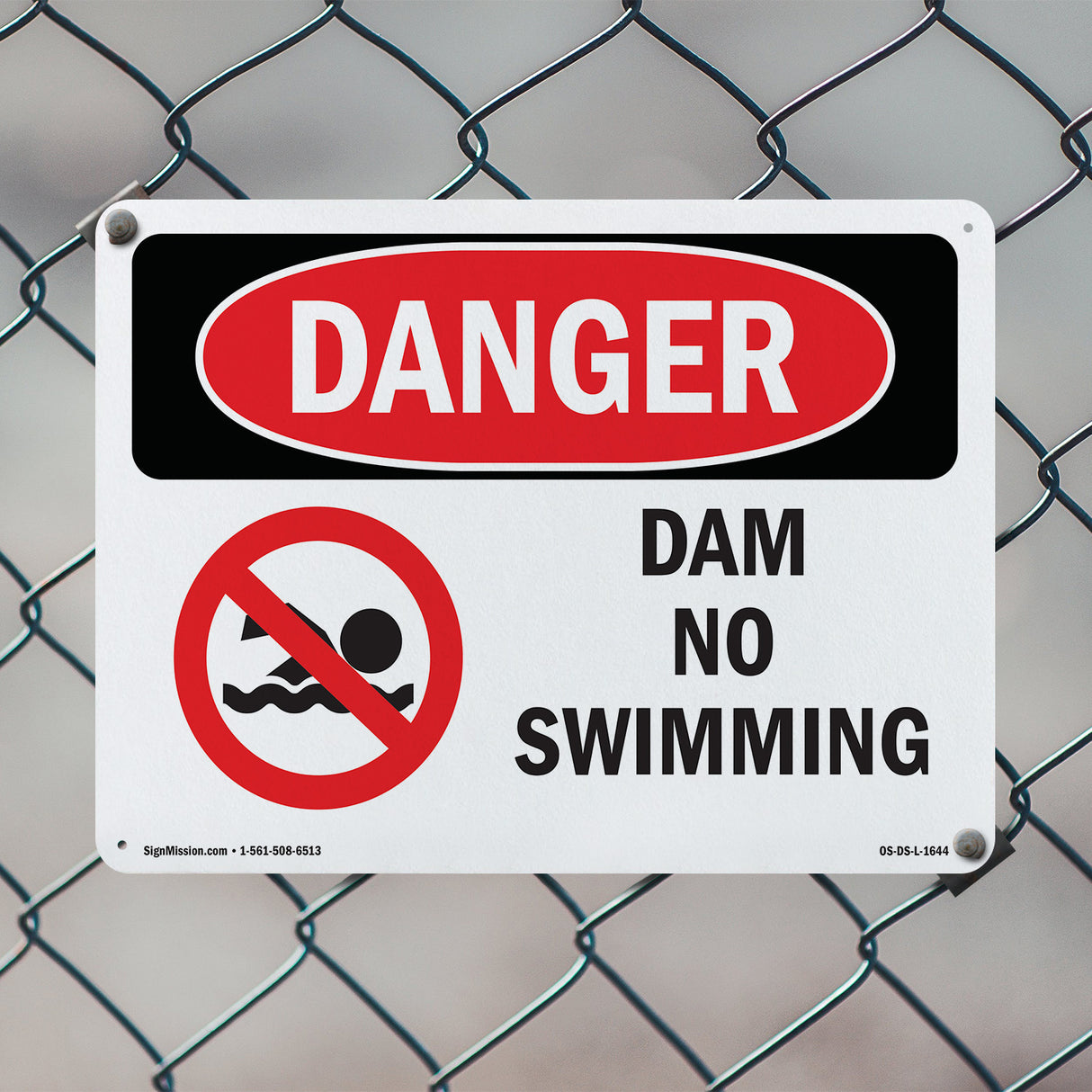 Dam No Swimming