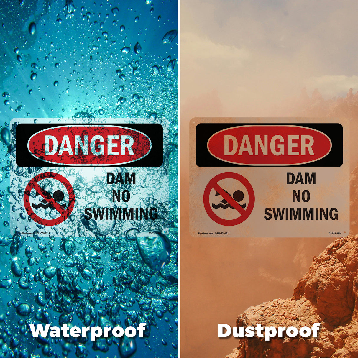 Dam No Swimming