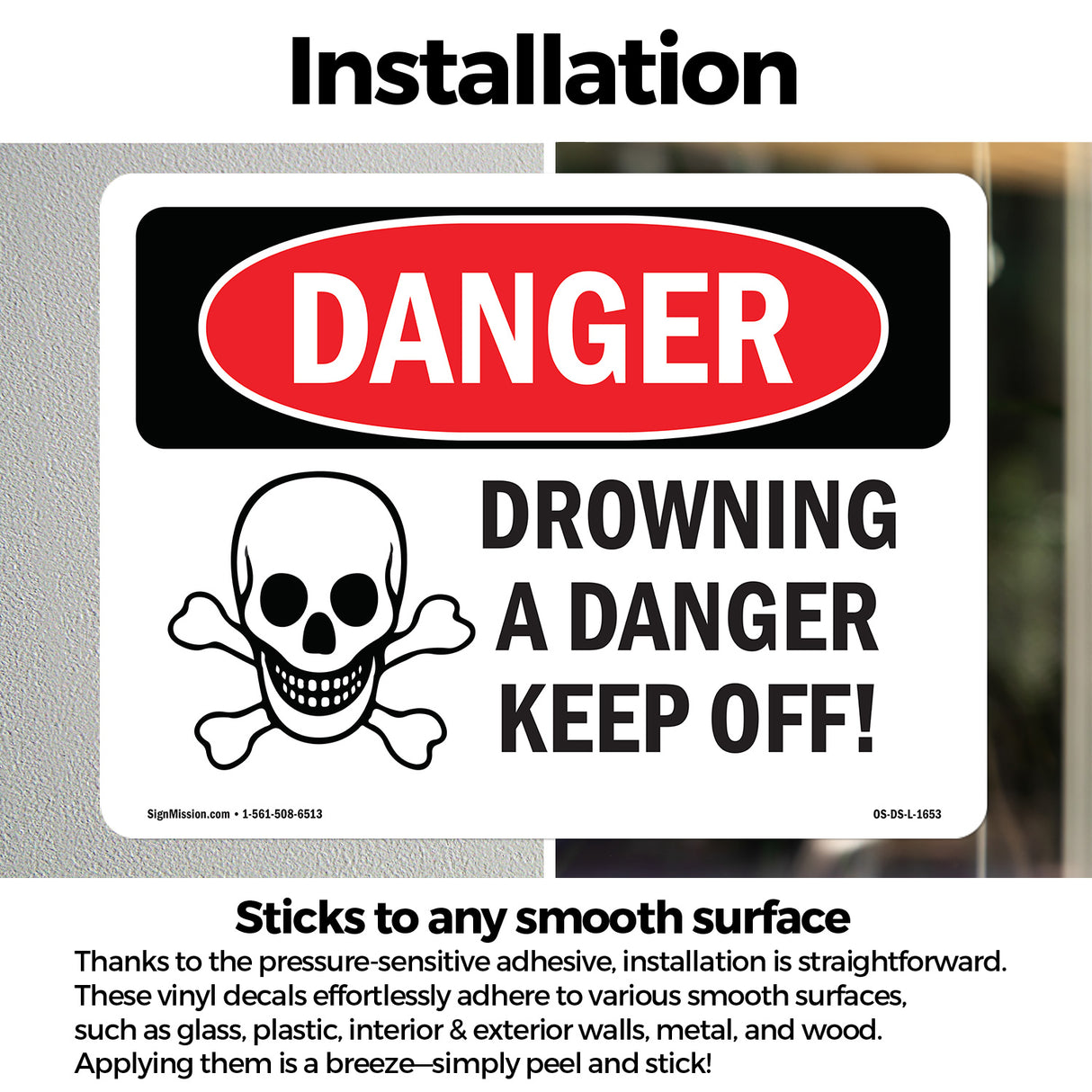 Drowning Danger Keep Off