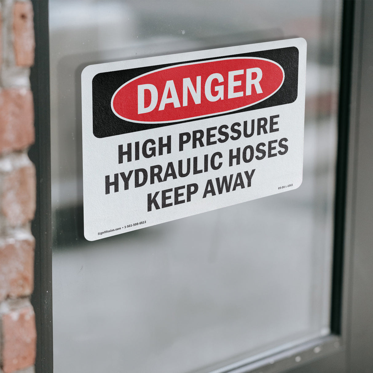 High Pressure Hydraulic Hoses Keep Away