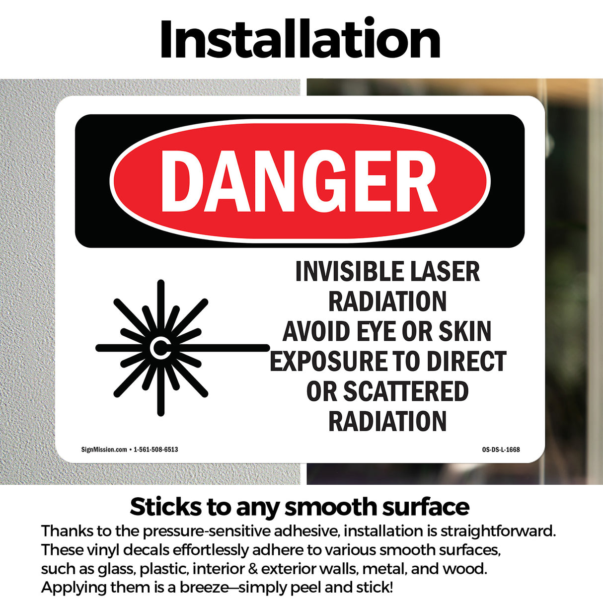 Invisible Laser Radiation Avoid Eye Exposure