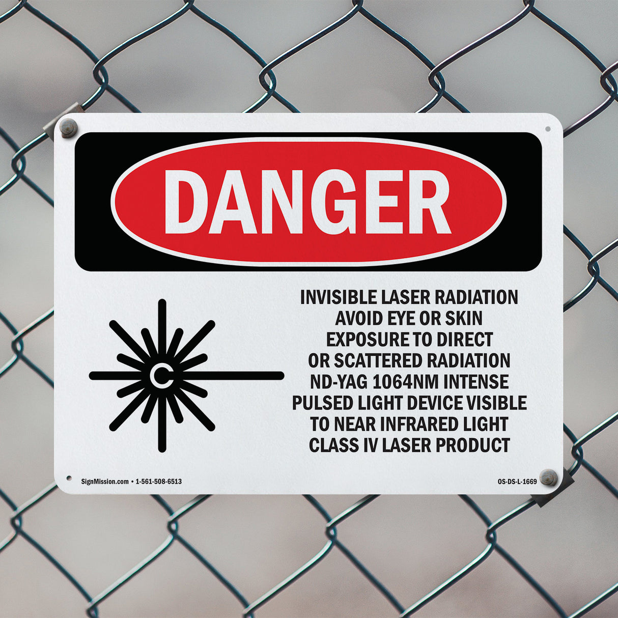Invisible Laser Radiation Avoid Eye Exposure