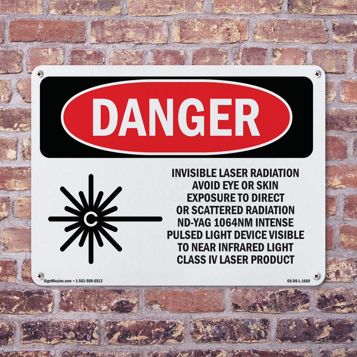 Invisible Laser Radiation Avoid Eye Exposure