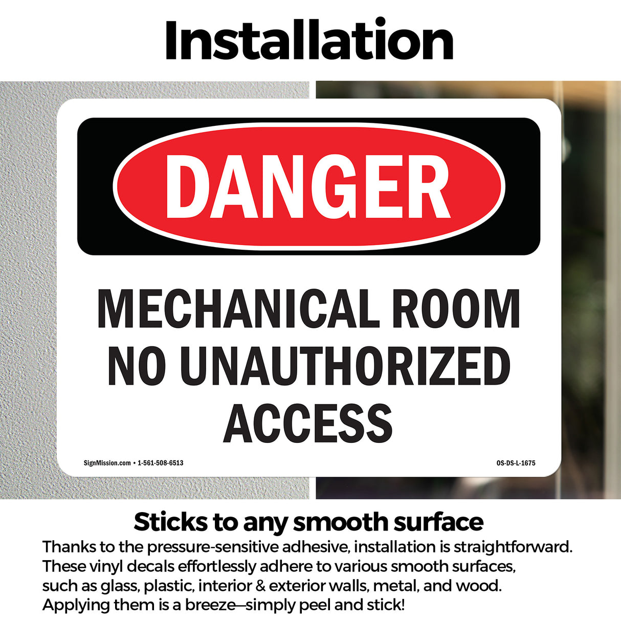 Mechanical Room No Unauthorized Access