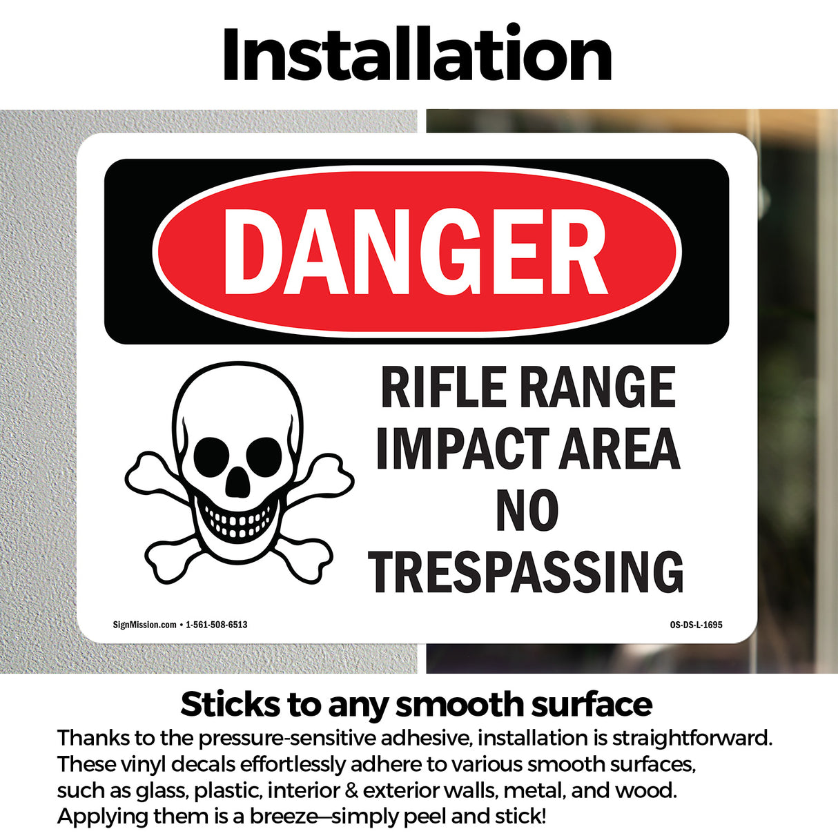 Rifle Range Impact Area No Trespassing