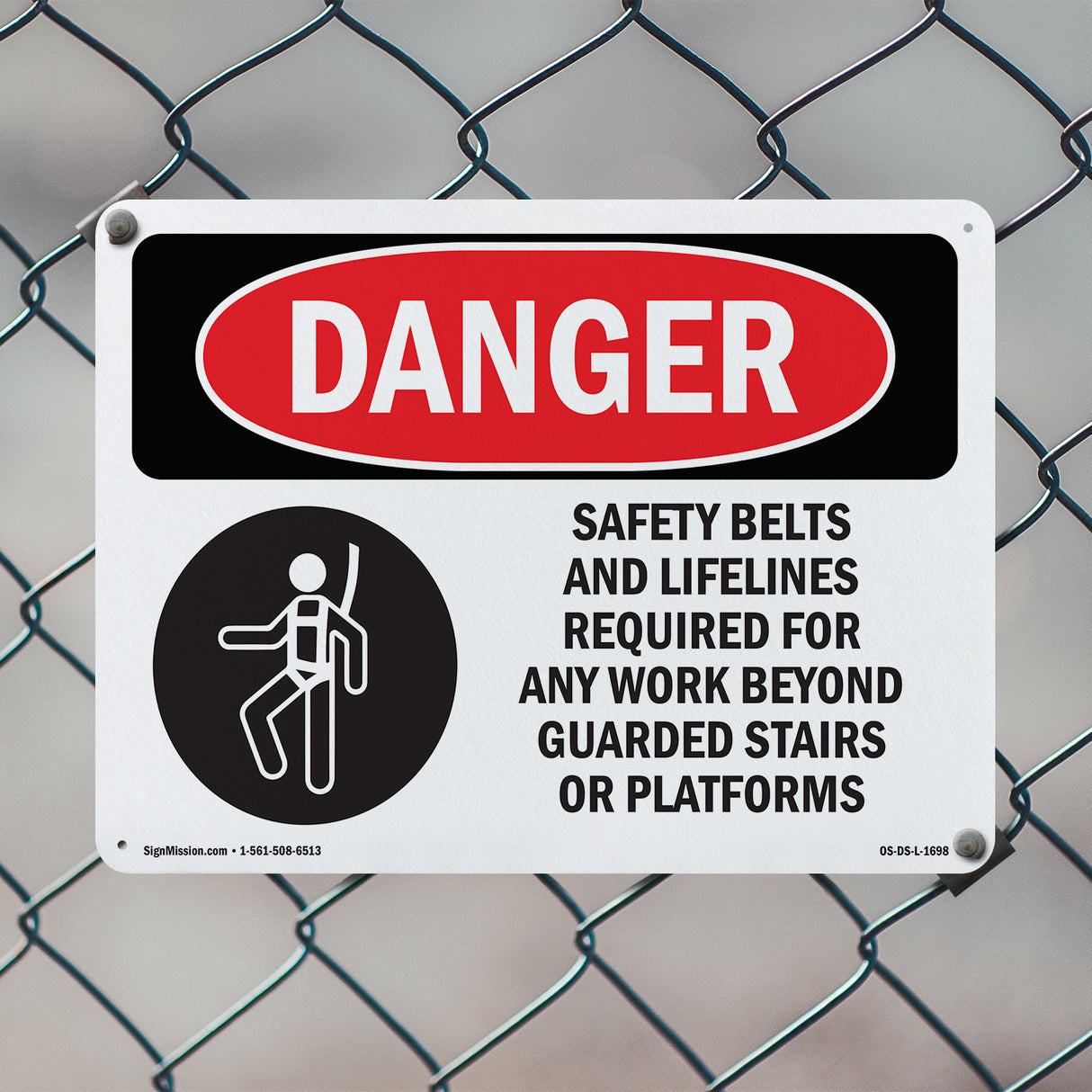 Safety Belts And Lifelines Required