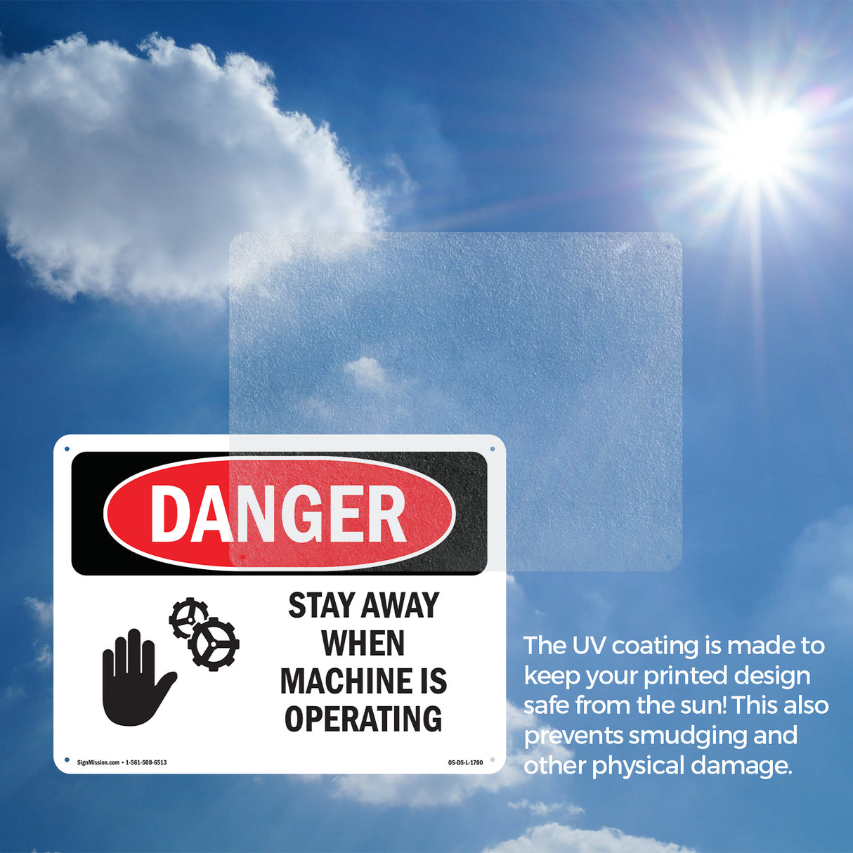 Stay Away When Machine Is Operating