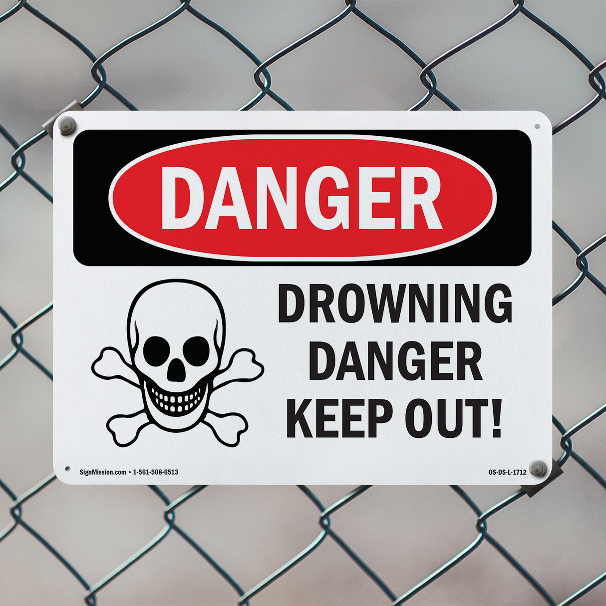 Drowning Danger Keep Out!