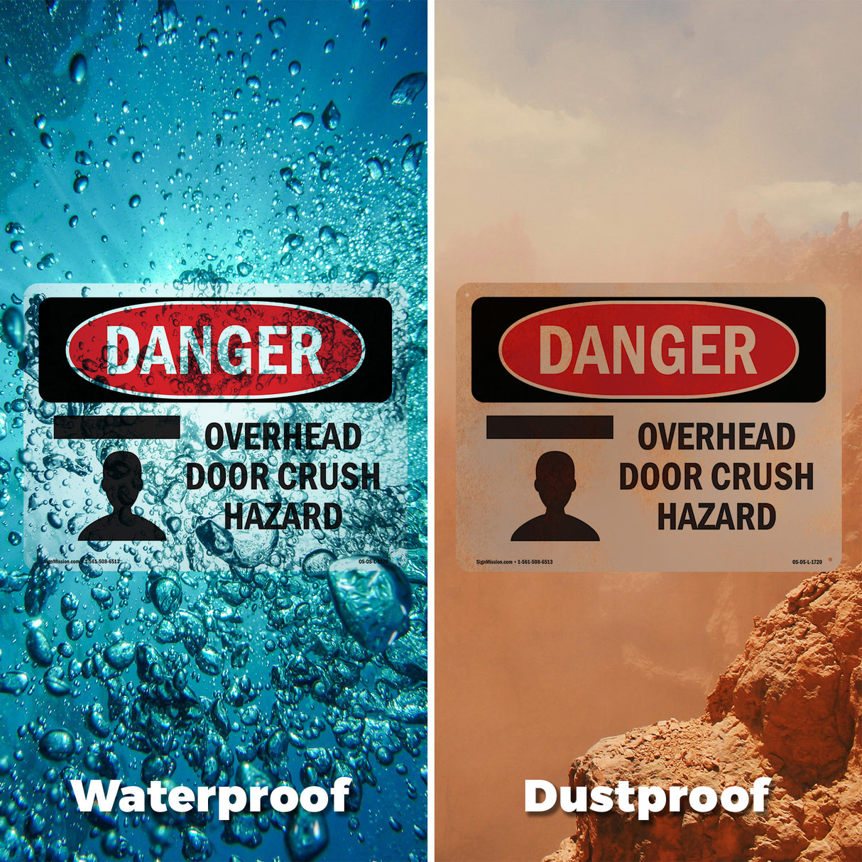 Overhead Door Crush Hazard