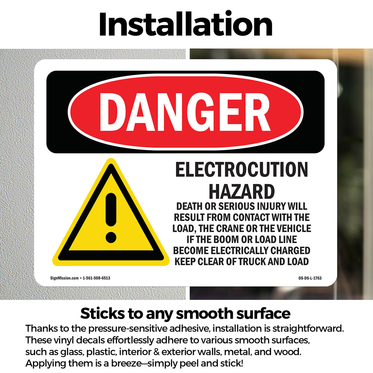 Electrocution Hazard Crane