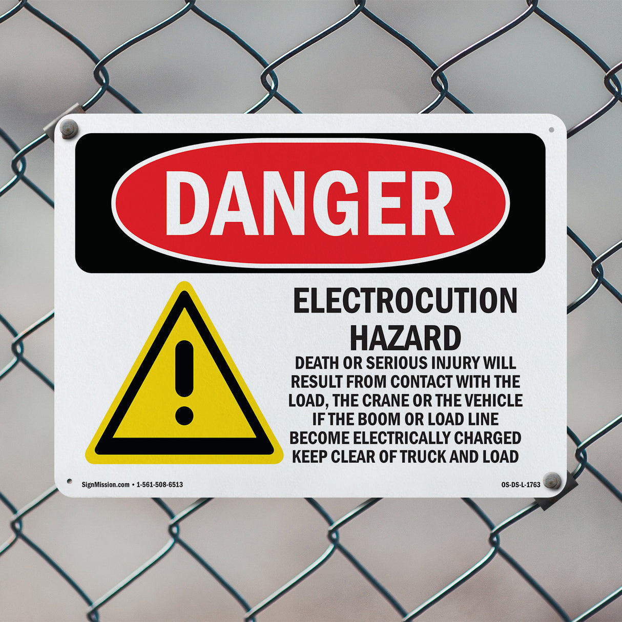 Electrocution Hazard Crane