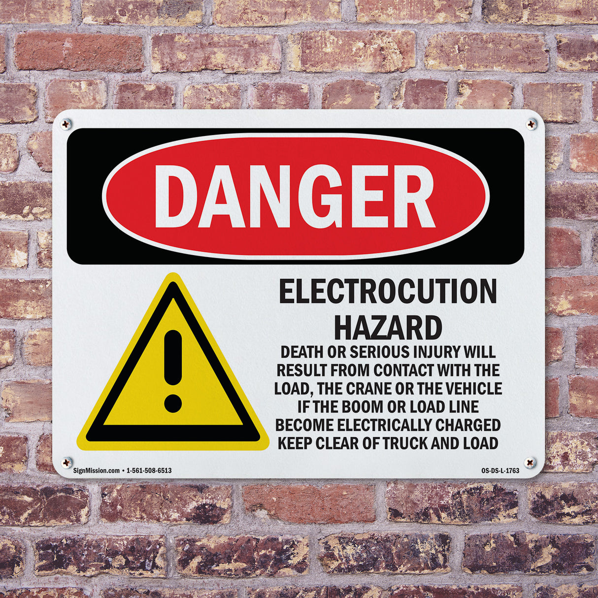 Electrocution Hazard Crane