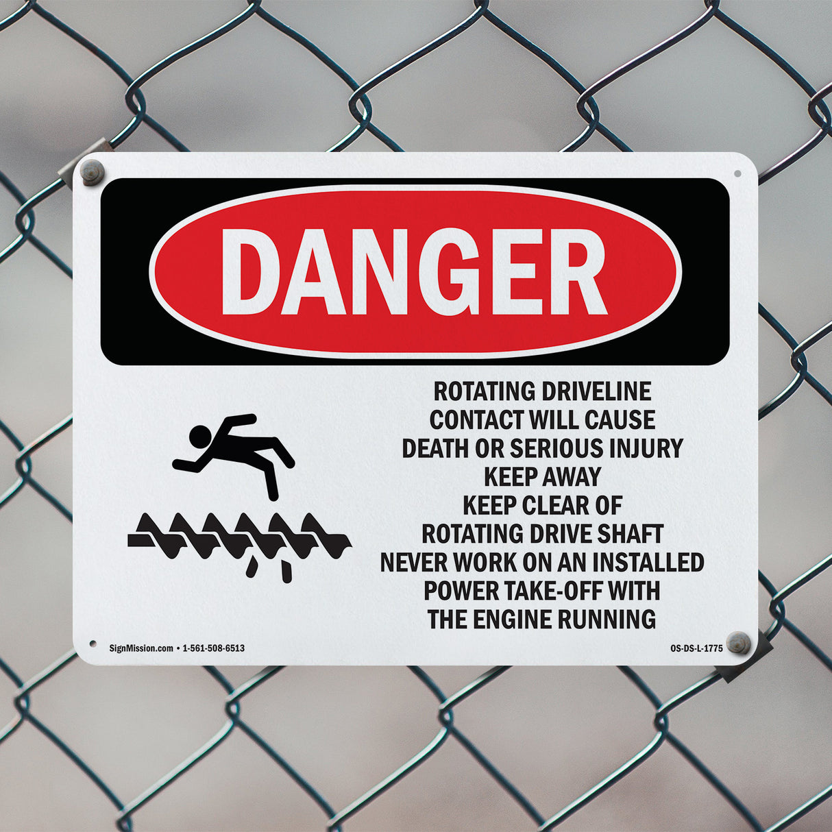 Rotating Driveline Contact Cause Death