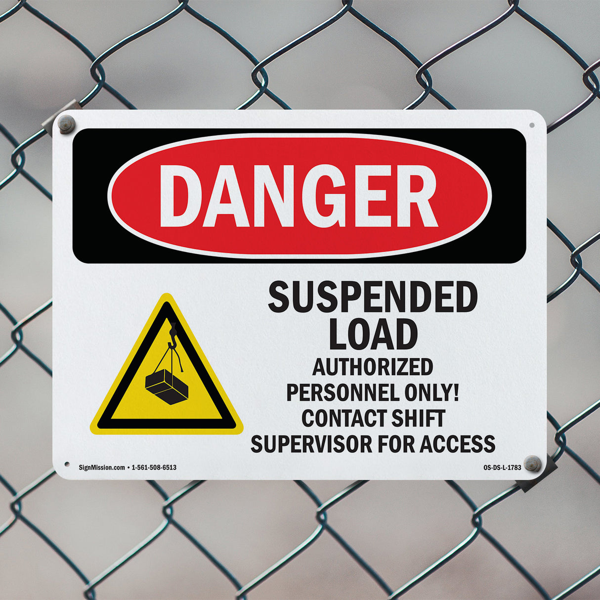 Suspended Load Authorized