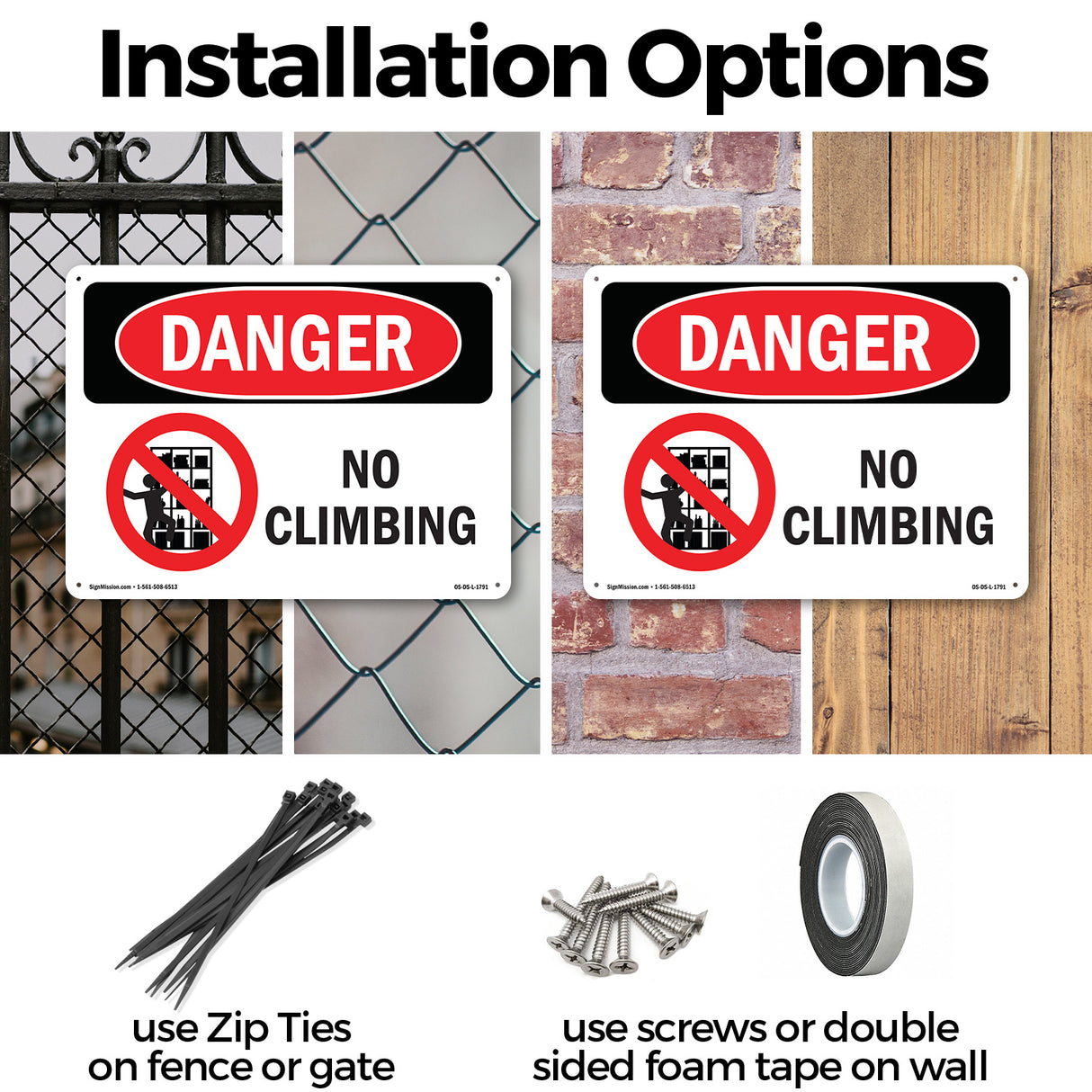 No Climbing