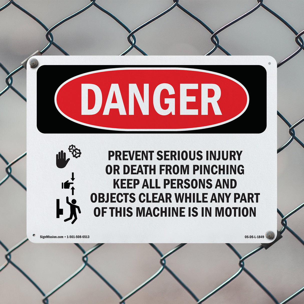 Prevent Serious Injury Pinching