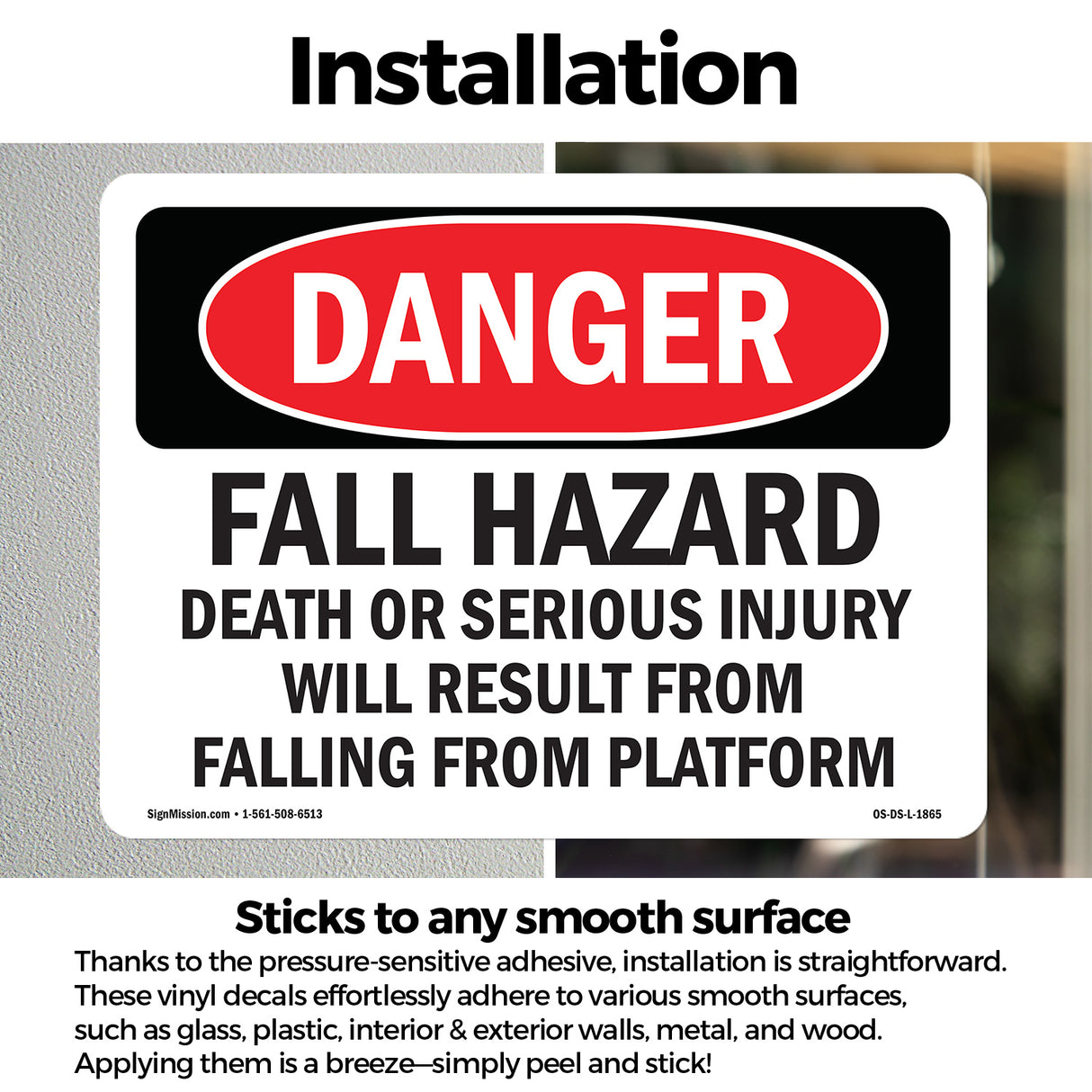 Fall Hazard Falling From Platform