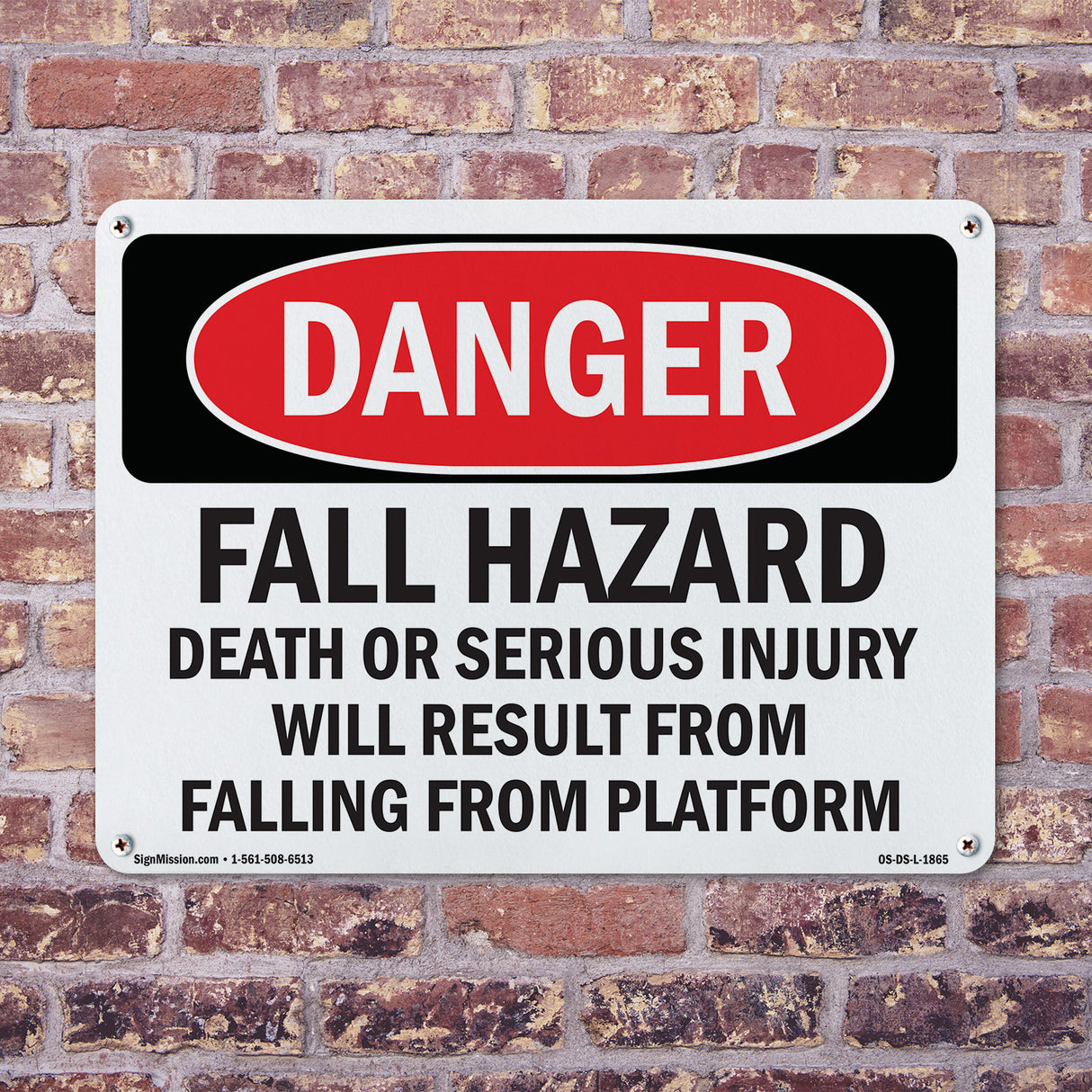 Fall Hazard Falling From Platform