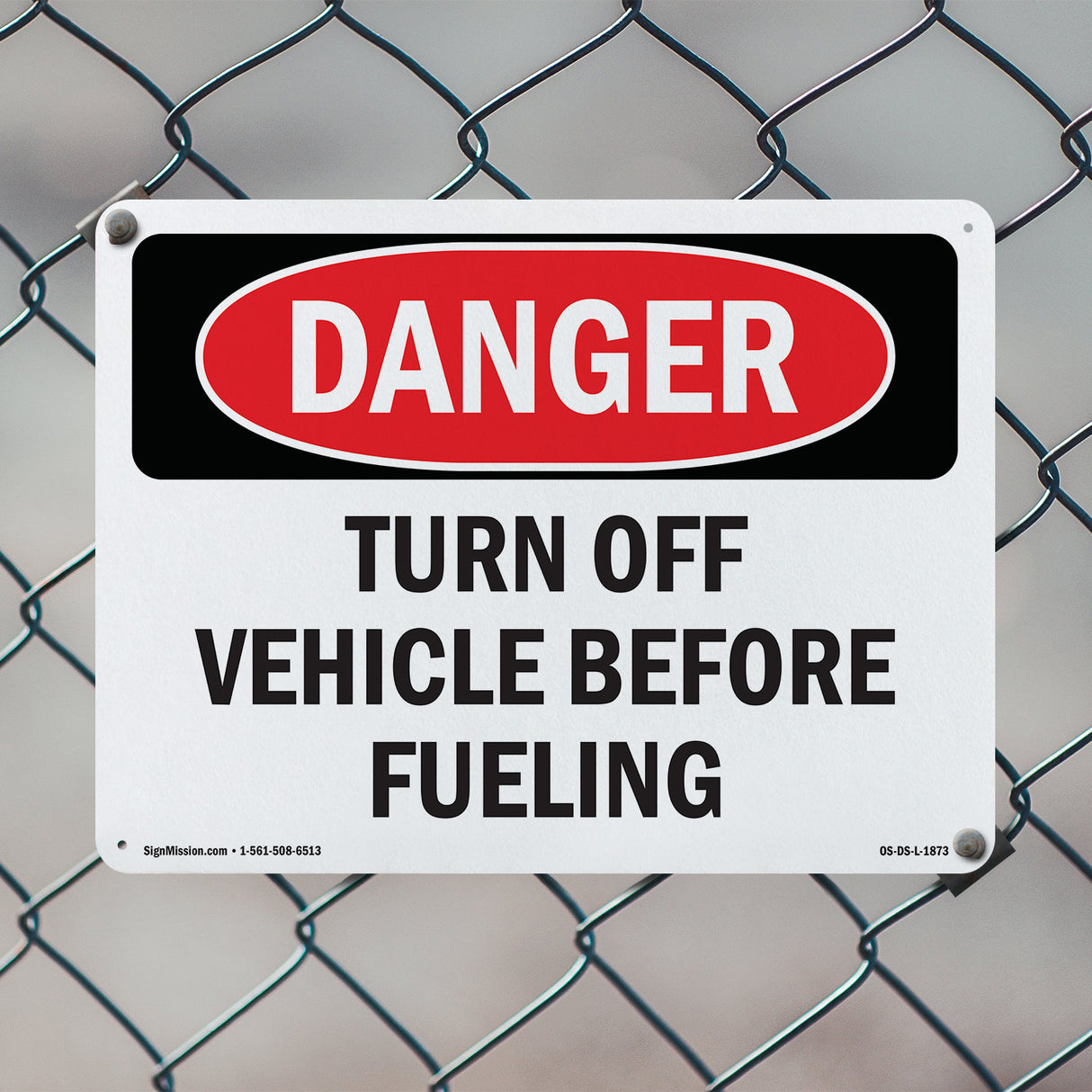 Turn Off Vehicle Before Fueling