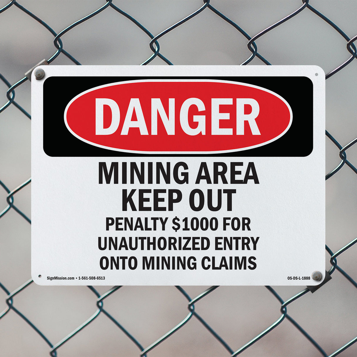 Mining Area Keep Out