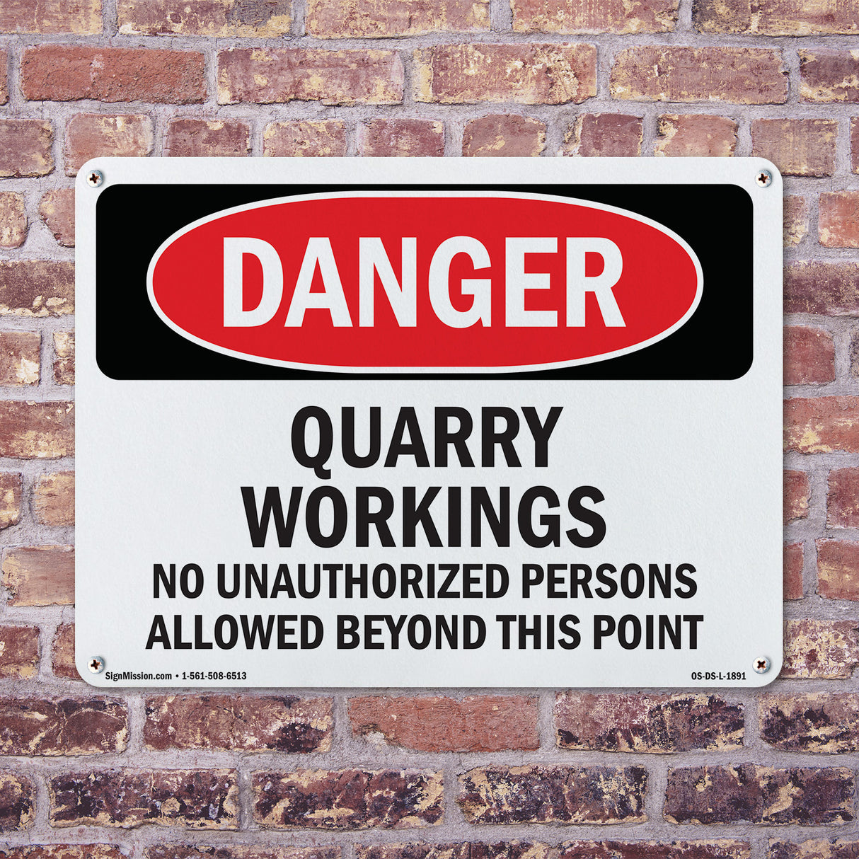 Quarry Workings No Unauthorized Persons