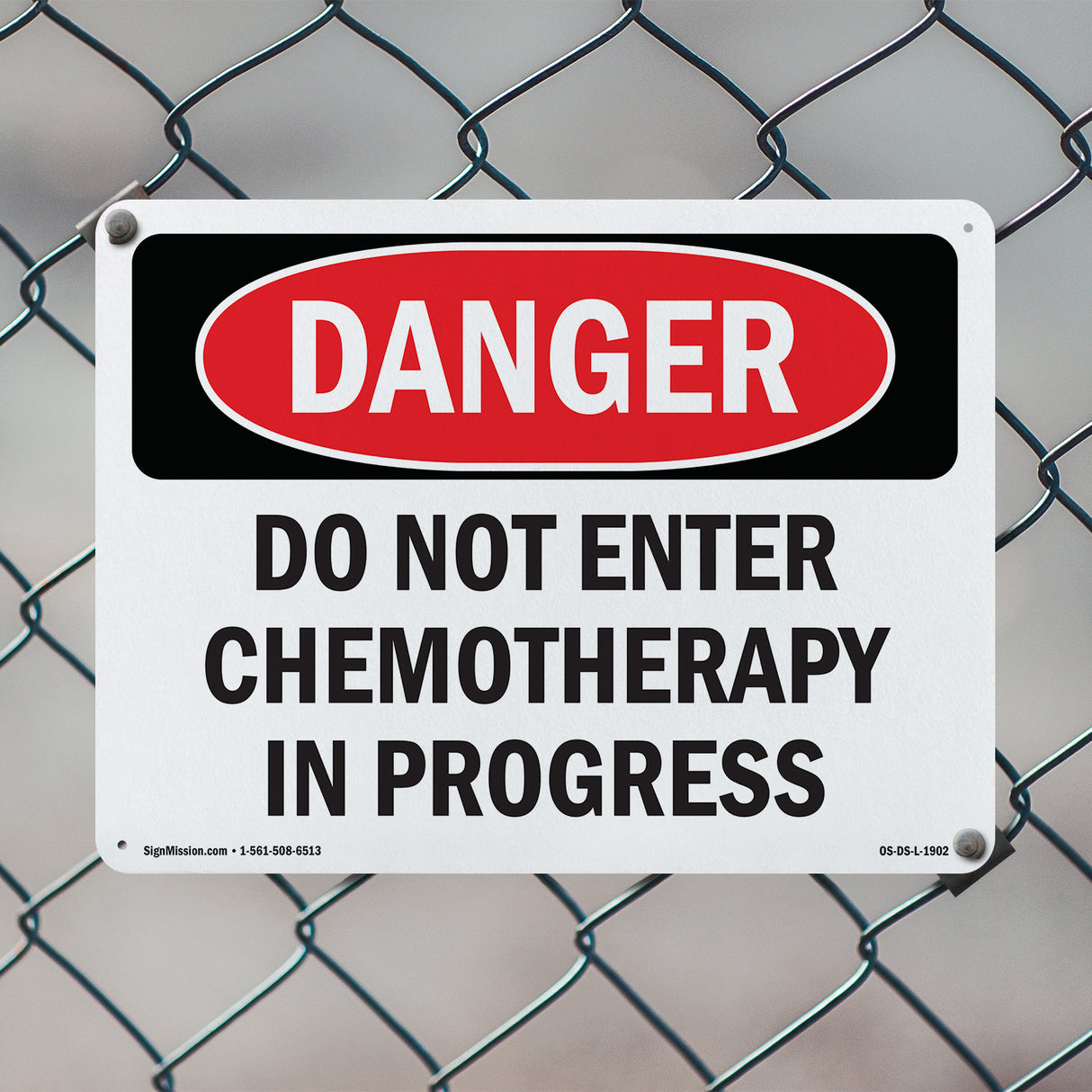 Do Not Enter Chemotherapy In Progress
