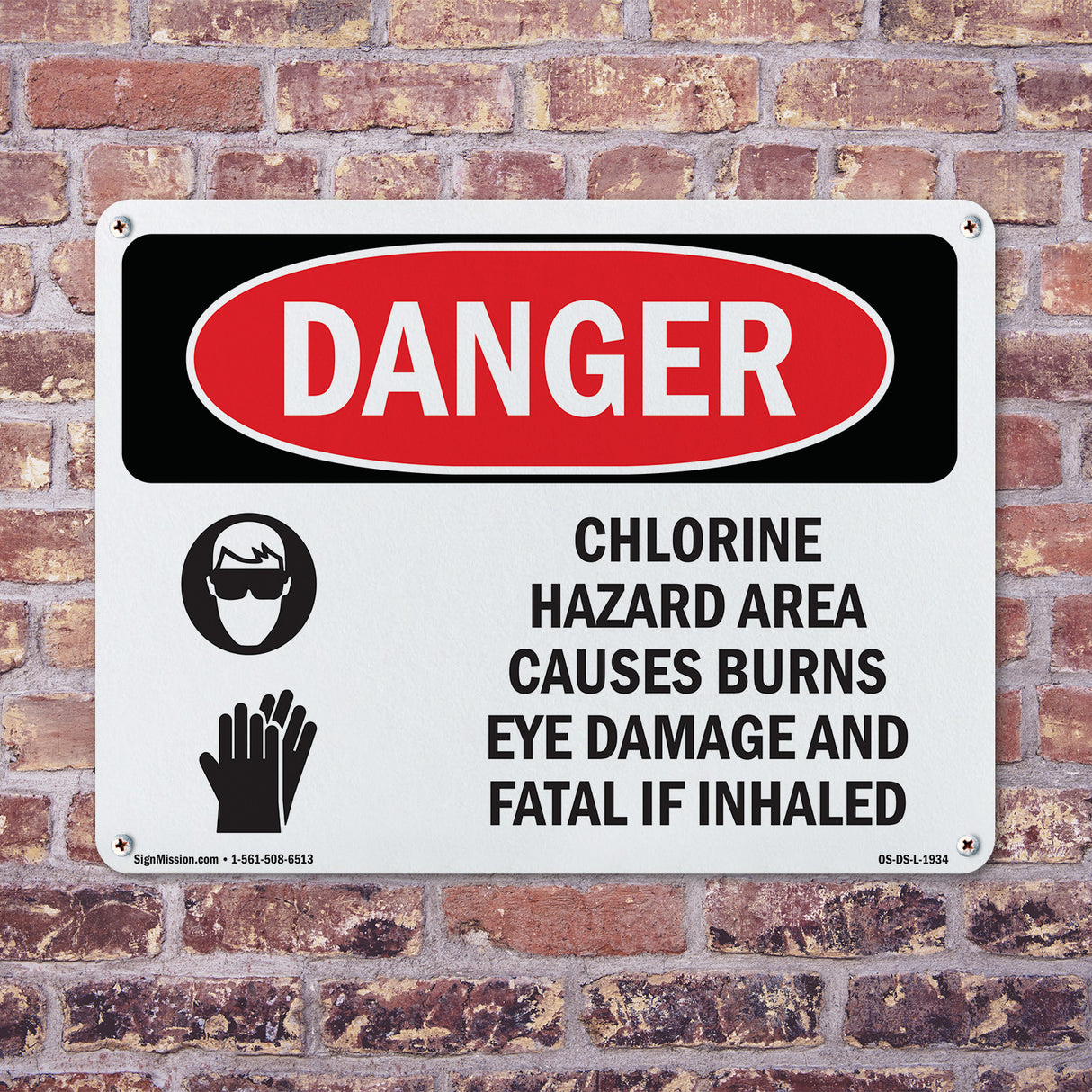 Portrait Chlorine Hazard